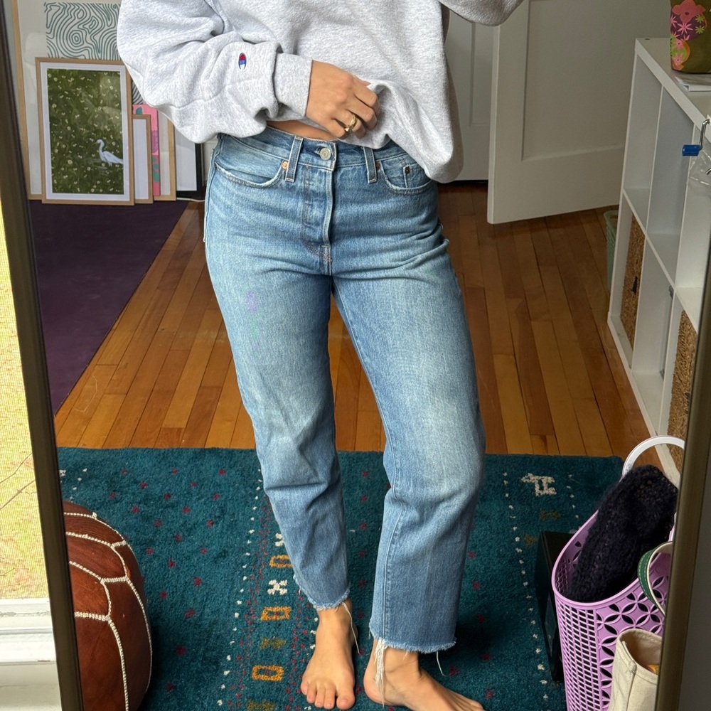 Levi’s Classic wedgie Straight Leg Jeans - Light Blue
